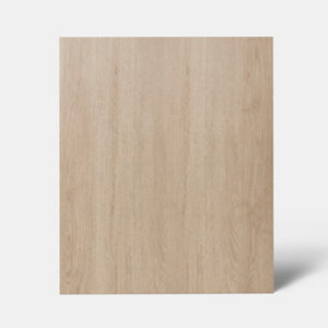 Façade 1 porte "Chia" chêne clair l.59,7 x h.71,5 cm