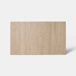 Façade casserolier ou hotte "Chia" chêne clair l.59,7 x h.35,6 cm
