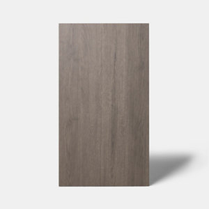 Façade 1 porte 40cm "Basilie" chêne gris - L. 39.7 x H. 71.5cm