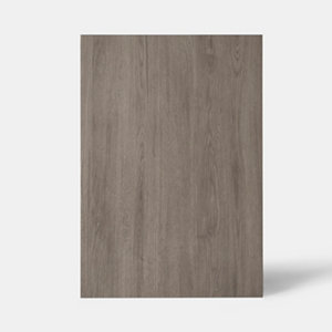 Façade 1 porte 50cm "Basilie" chêne gris - L. 49.7 x H. 71.5cm
