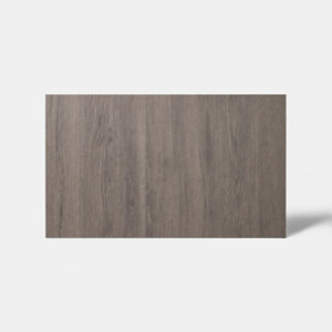 Façade 1 casserolier ou sur-hotte 60cm "Basilie" chêne gris - L. 59.7 x H. 35.6cm