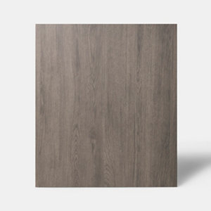 Façade colonne 60cm "Basilie" Chêne gris l. 59.7 x H. 68.7cm