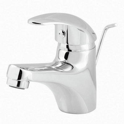 Mitigeur de lavabo chromé GoodHome Eidar - vue 1