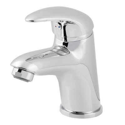 Mitigeur de lavabo chromé GoodHome Blyth - vue 1
