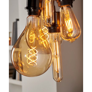 Ampoule à filament LED tube E27 40W 1800K