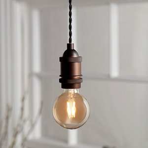 Ampoule à filament LED globe E27 40W 1800K
