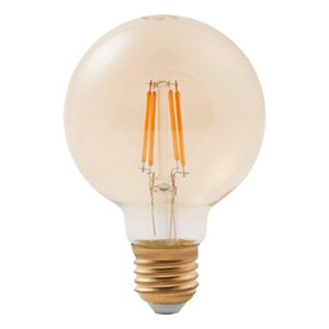 Ampoule à filament LED globe E27 40W 1800K