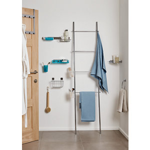 Panier métallique en acier chromé. Trous d'évacuation pour l'eau. "Koros"