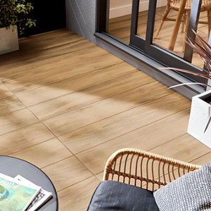 Carrelage de sol intérieur "Woodproject Original"  - l. 23,3 x L. 120 cm