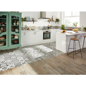 Carrelage de sol intérieur "Vintage Oak"  - l. 15 x L. 90 cm