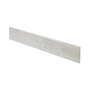 Plinthe "Pine Wood" blanc - l. 8 x L. 60 cm