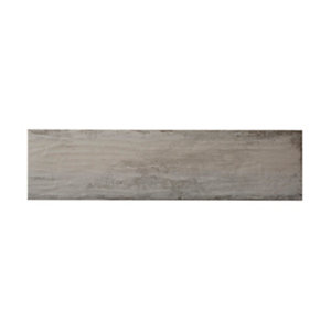 Carrelage de sol intérieur "Soft Patinated Wood" gris - l. 15,3 x L. 58,9 cm