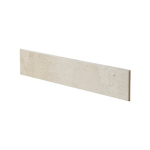 Plinthe "Reclaimed Concrete" blanc 8 x 45 cm