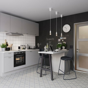 Carrelage intérieur sol/mur "Hydrolic" décor calisson blue - l. 20 x L. 20 cm