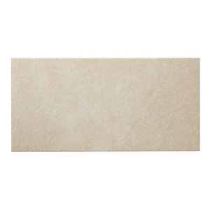 Carrelage de sol intérieur "Kamamey" crème - l. 30 x L. 60 cm