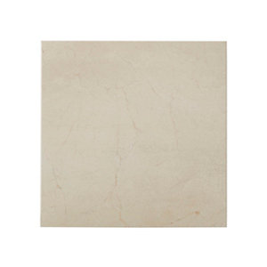 Carrelage de sol intérieur "Elegance Marble" beige - l. 45 x L. 45 cm