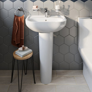 Lavabo "Cavally" L. 56 x H. 15 x P. 40 cm