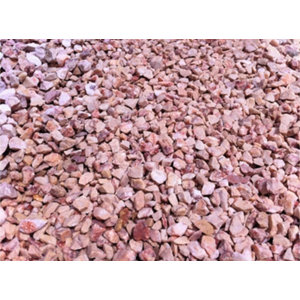 Gravillons marbre rose (sac de 25 kg)