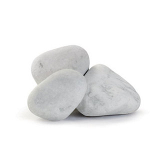 Gravier marbre blanc  (sac de 350 kg)