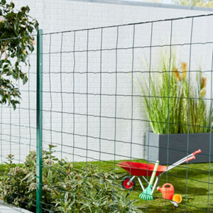 Rouleau grillage soudé vert - 100 x 100 mm - H. 100 cm x L. 20 m