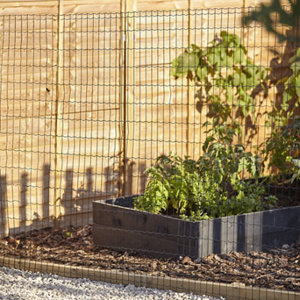 Rouleau grillage soudé vert - 100 x 100 mm - H. 120 cm x L. 20 m