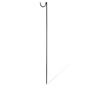 Pieu de maillage noir - H. 1,30 m x Ø 12 mm