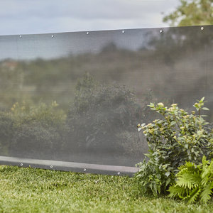 Brise-vue gris - H. 1,20 m x L. 5 m