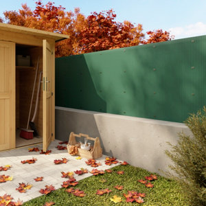 Canisse PVC verte - Hauteur. 1 m x L. 3 m