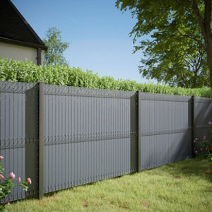 Rouleau de lames occultantes "Louga" lamelles occultantes grises