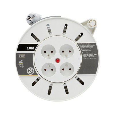 Enrouleur ménager Diall HO5VVF 3G1mm² 10m