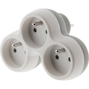 Triplite façade 3 x 16 a NF Puissance 3 680 W. Coloris bleu/blanc