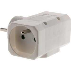 Triplite 3x16a NF puissance 3680W. Coloris blanc