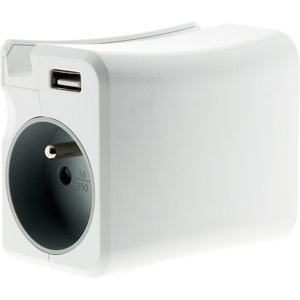 Chargeur universel 2x16 A + 2 USB NF