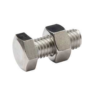 Boulons tête hexa inox 8 x 20 mm