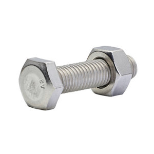 Boulons tête hexa inox 10 x 40 mm