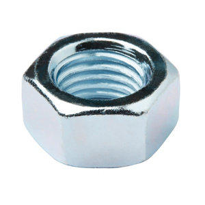 Écrous hexagonaux en acier zingué Ø 16 mm - 10 pièces