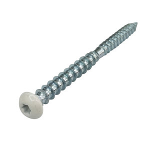 Vis bois tête peinte 6 x 80 mm 6 pièces