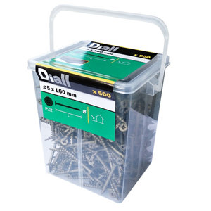 Vis bois ext recouverte 5 x 60 mm 500 pièces