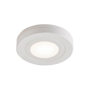 Eclairage placard rd push on 10cm blanc