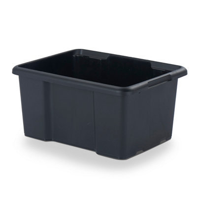 Boîte de rangement Fitty H. 29 5 cm x . 55 5 cm plastique - vue 2