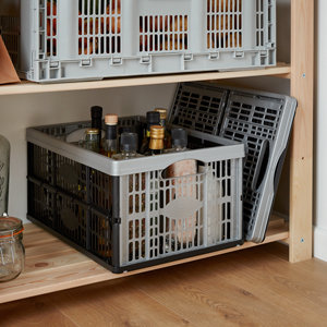 Casier pliable Gris/noir  33 L "Stuva"