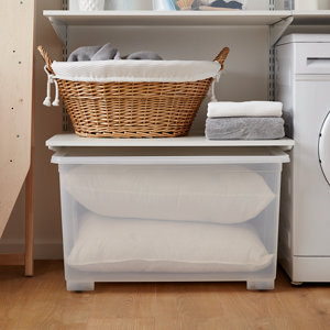 Boite de rangement transparente 138 L "Kaze"