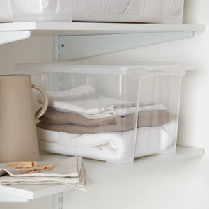 Couvercle pour boîte de rangement transparent 10 L / 15 L "Kaze"