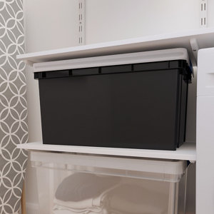 Bac de rangement gris 51 L "Xago"