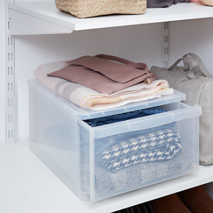 Tiroir transparent H. 21,5 cm "Kontor"