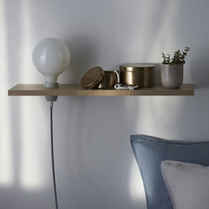 Tablette bois l. 60 cm x p. 23,5 cm - ép. 38 mm