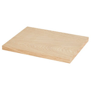 Tablette decor chene l. 30 cm x p. 23 cm - ép. 18 mm