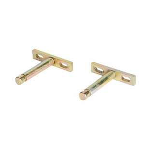 Lot de 2 fixations invisibles