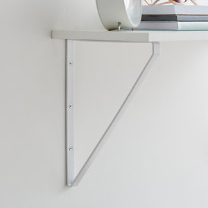 Équerre blanche "Clever" H. 280 mm x L. 20 mm x P. 200 mm - FORM