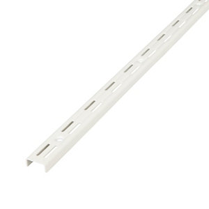 Crémaillère double 50 cm blanc "Twinny"